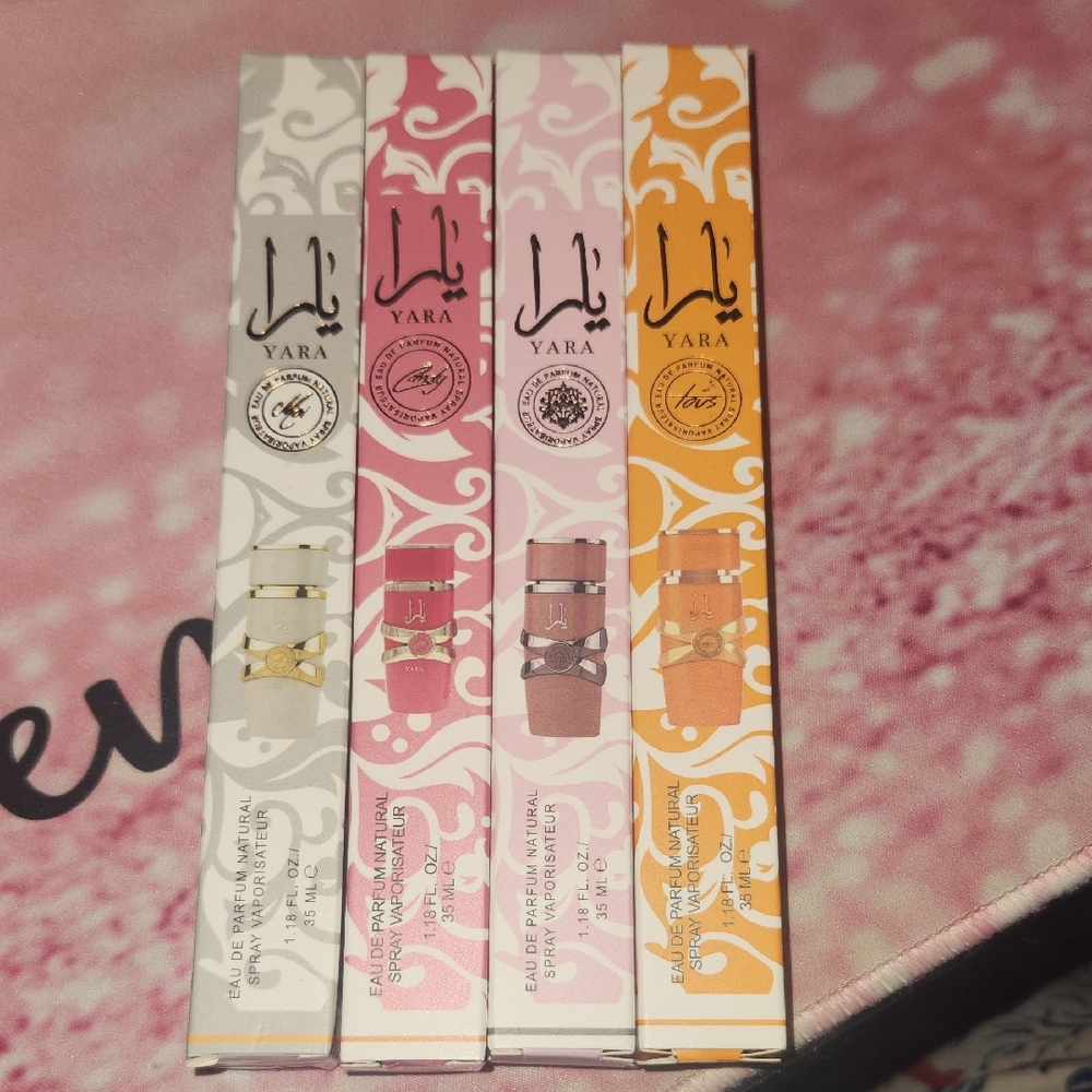 NWOT Yara Perfume Set Spray